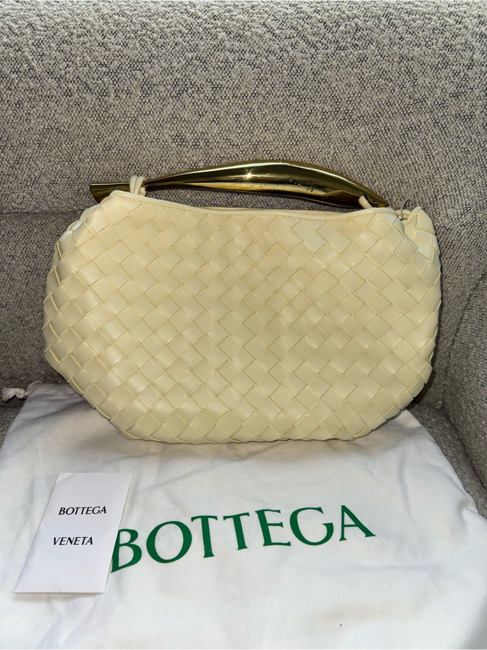 BOTTEGA VENETA Small Sardine Bag in Camomile & Muse